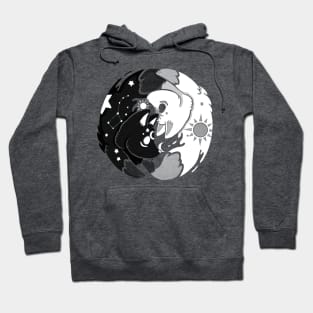 Wolf Moon Stars Hoodie